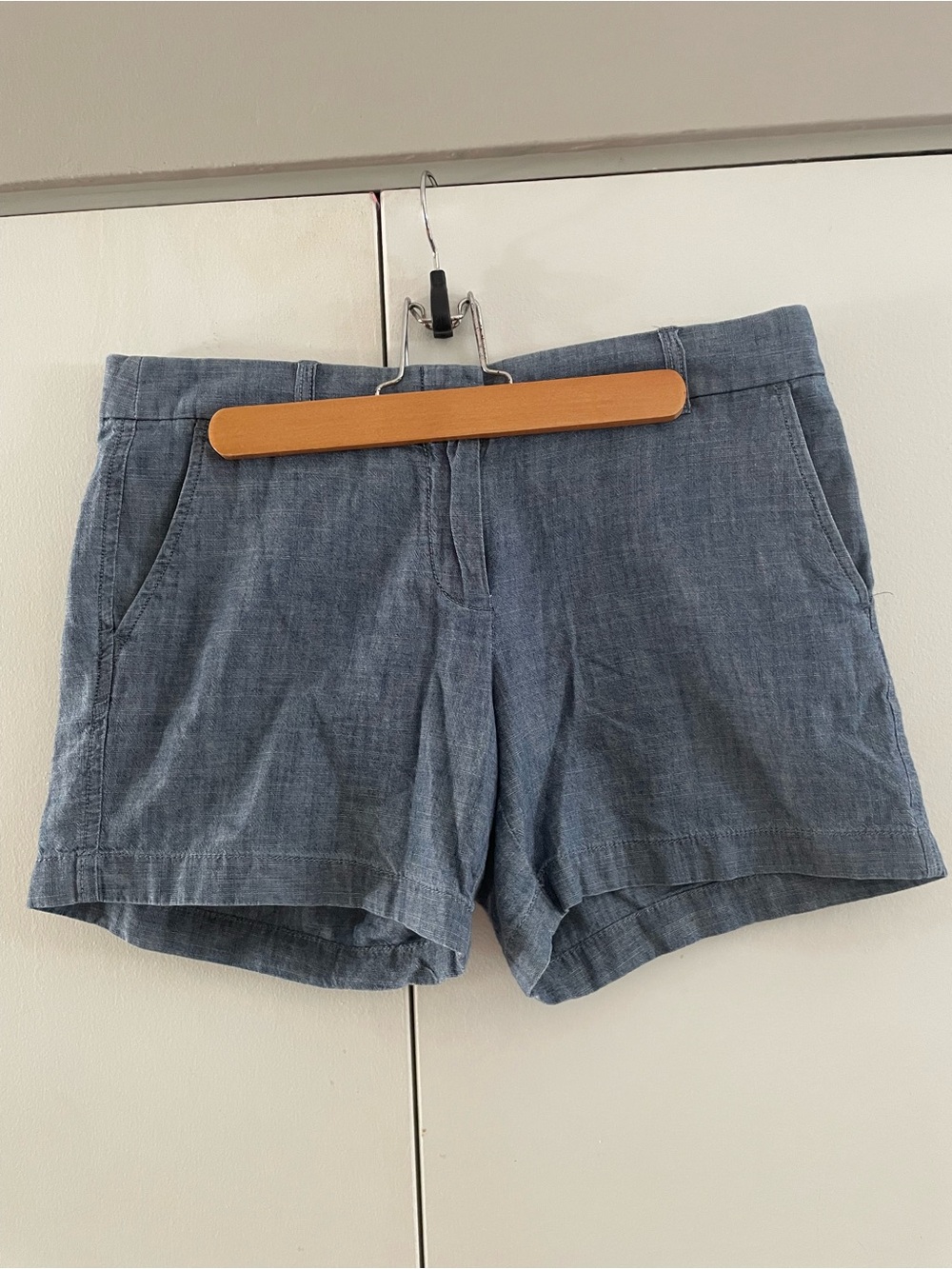 J. Crew Classic Cotton Chambray Shorts
